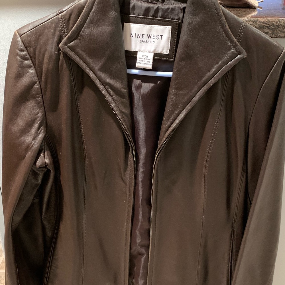 Nine West Leather Jacket